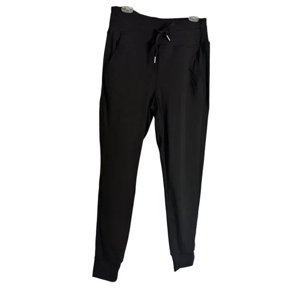 Halara High Waisted Drawstring Casual Jogger Size Large Black Pockets NWT $54 - Picture 7 of 10